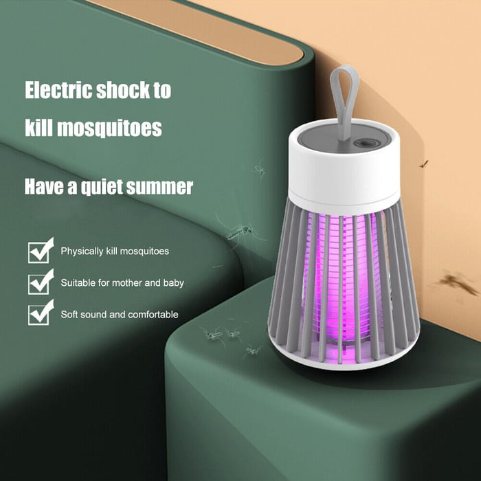 Portable Bug Zapper for Indoors Outdoor Fly Zapper Mosquito Trap