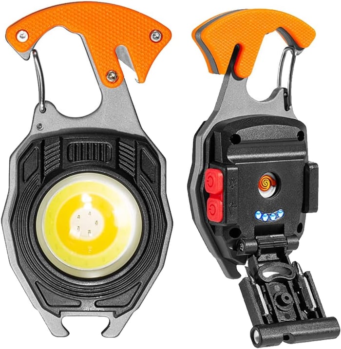 Multifunction Keychain Flashlight