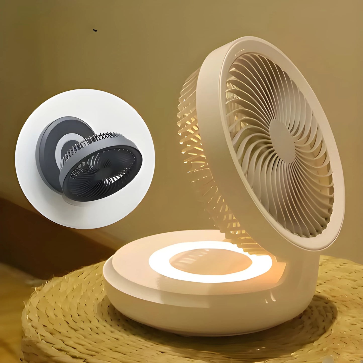 4000mAh Led Folding Hand High Speed Table Fan Mini Fan