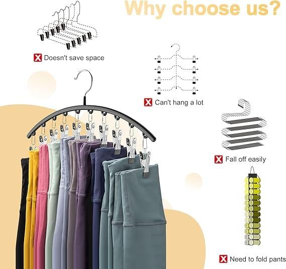 Legging Organizer for Closet - Pack Of 10