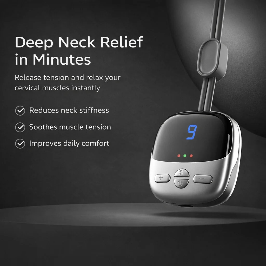 Portable Neck Massager With Adjustable Heat