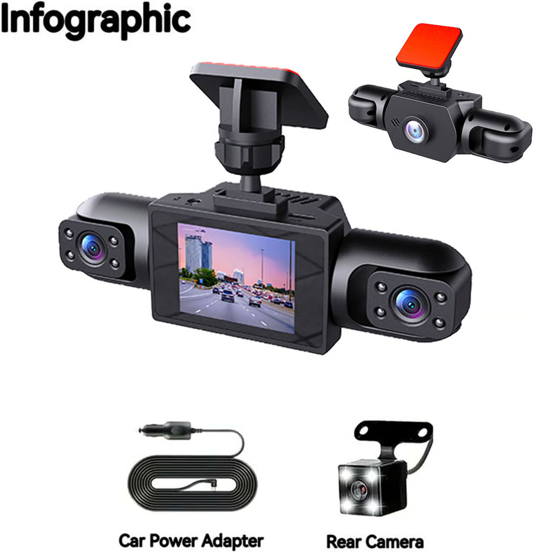 Full View Car Dashcam System