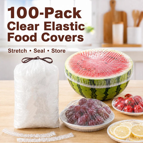 ✨ Stretch Food Covers - 100 Pcs Pack