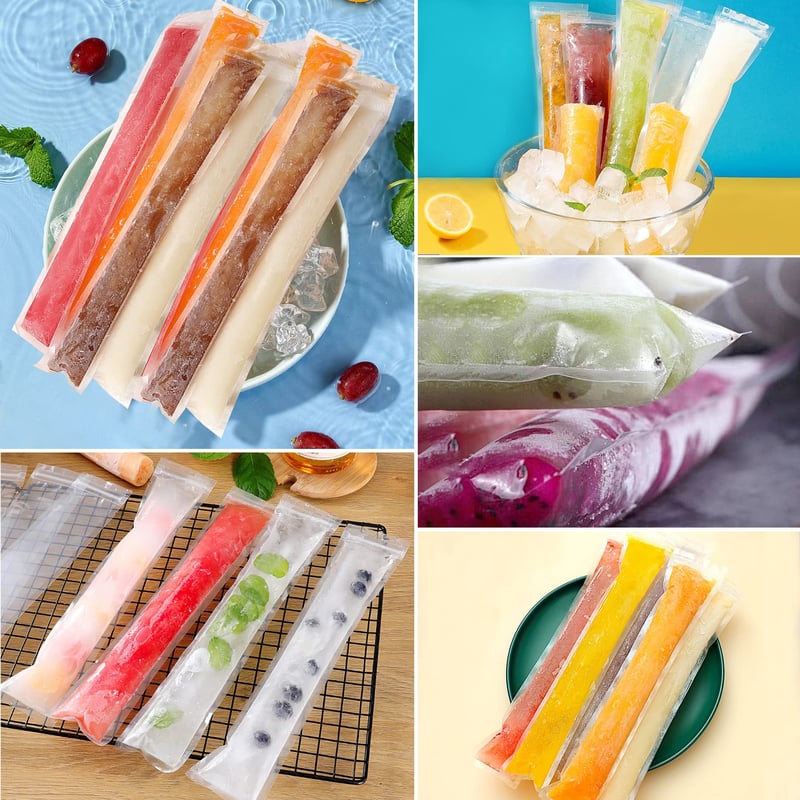 Disposable Ice Popsicle Mold Bags - Pack Of 20
