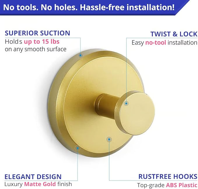 🎄2026 Upgraded Suction Cup Hooks - Pack of 2