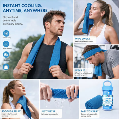 🏃❄️Reusable Soft Absorbent Cooling Towel