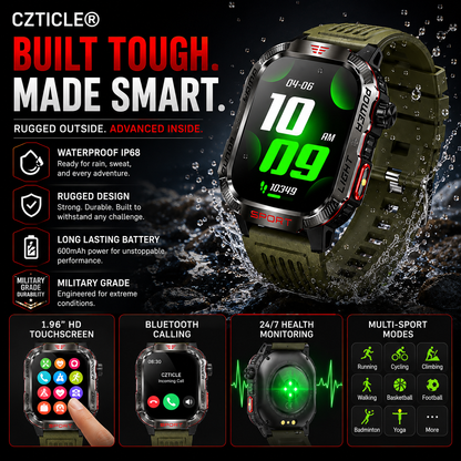 CZTICLE® Touchscreen Waterproof Smart Watch