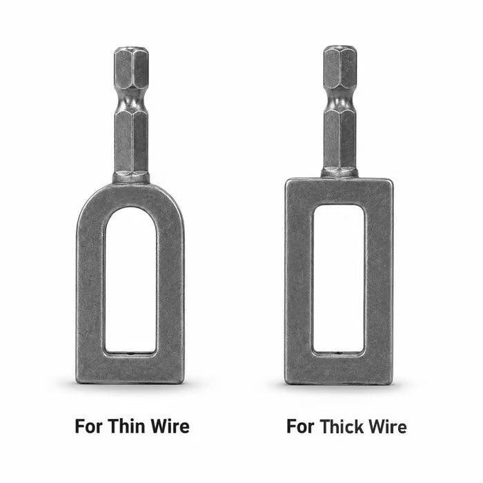 Steel Wire Twisting Tool for Drill - Fast Tightening & Auto Trimming Wire Twist Attachment