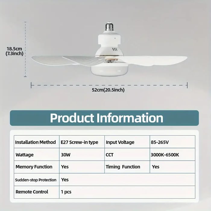 2 IN 1 FOLDING FAN