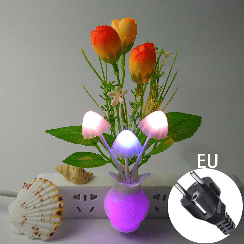 LED Mushroom Multi-color Night Lights