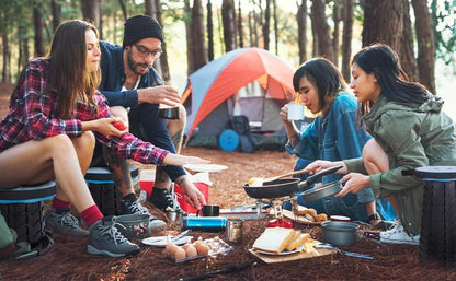 Portable folding stool