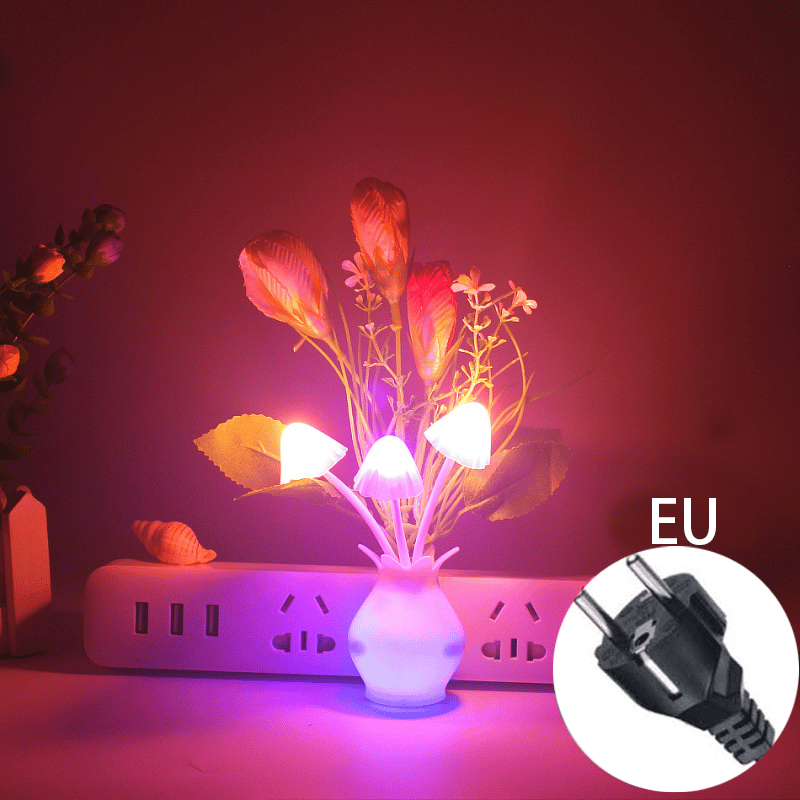 LED Mushroom Multi-color Night Lights