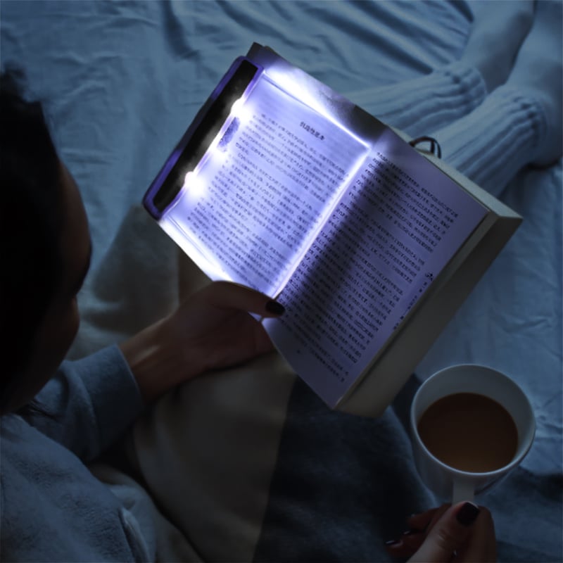 Multifunctional LED flat-panel night vision reading lamp
