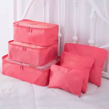 Portable Luggage Packing Cubes - 6 PCS