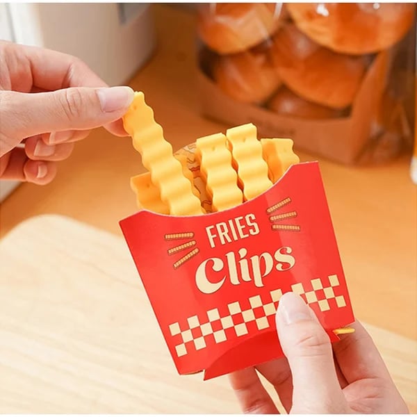 Magnetic French Fries Sealing Clip - Pack Of 12