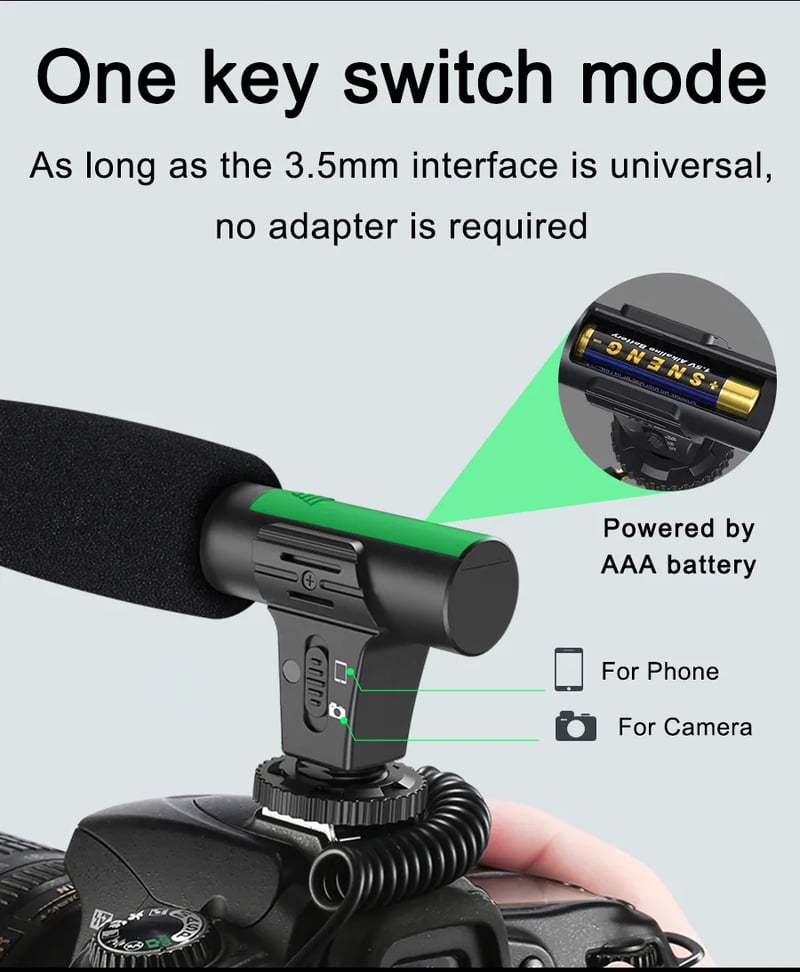 Professional Live Video Mobile Phone Photography Set with Fill Light Microphone Tripod