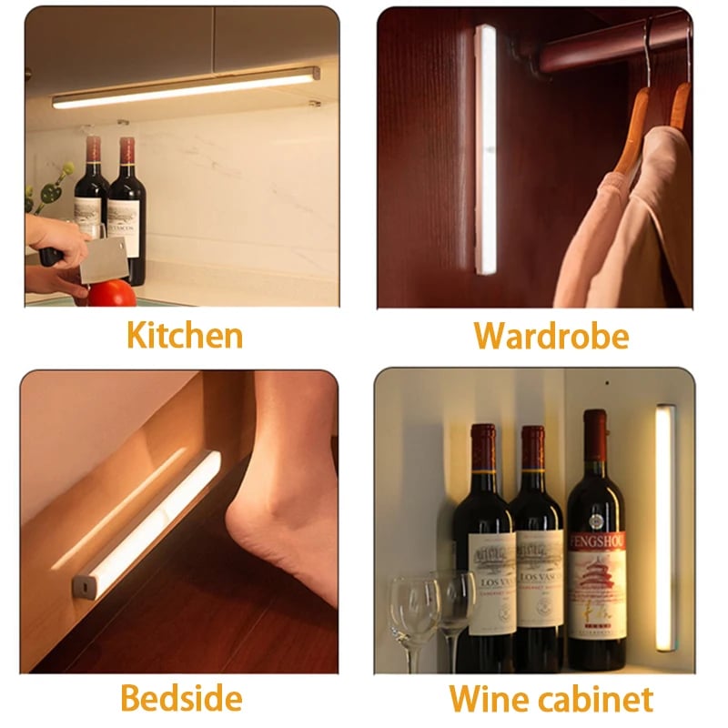 Punch-free Smart Sensor Magnetic Rechargeable LED Lights