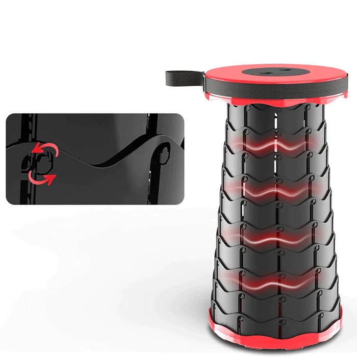 Portable folding stool
