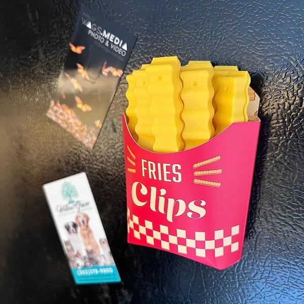 Magnetic French Fries Sealing Clip - Pack Of 12