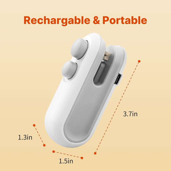Mini Bag Sealer 2 in 1 Sealing & Cutting