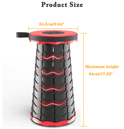 Portable folding stool