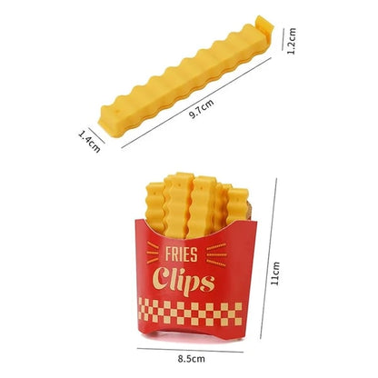 Magnetic French Fries Sealing Clip - Pack Of 12