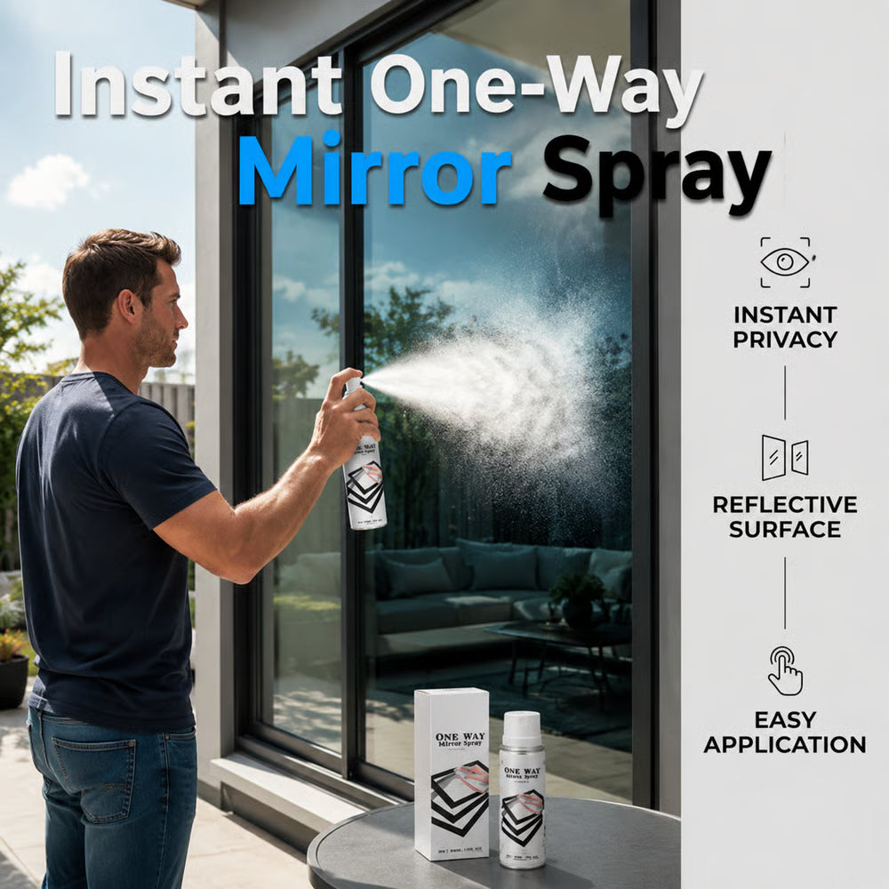 Reflective Window Spray | One-Way Mirror Privacy Shield for Home & Car