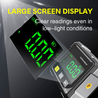 🔥4-Side Magnetic Digital Angle Gauge with Laser
