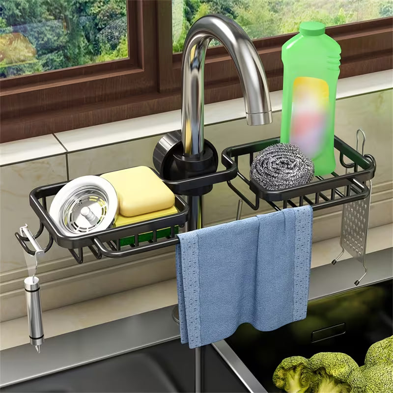 Kitchen Sink Faucet Organizer