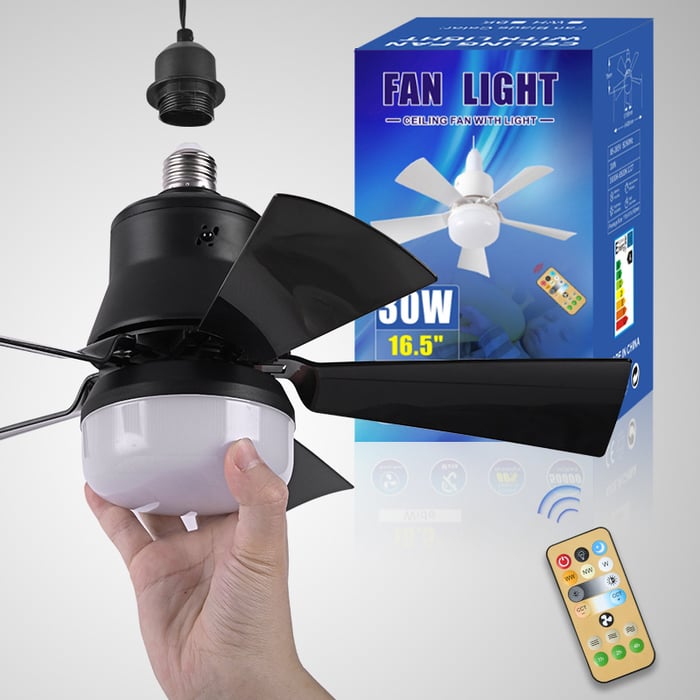2 IN 1 FOLDING FAN