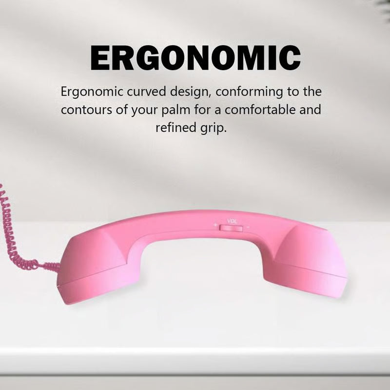 ☎️ Retro telephone handset with Type-C interface 📞