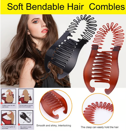 Flexible Interlocking Banana Clips - Pack Of 2