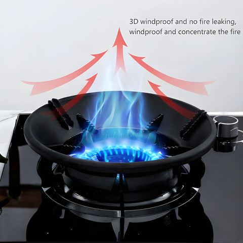 FlameMax Gas Saver Burner Stand Pack of 2 – Windproof Energy Saving Stove Ring 🔥