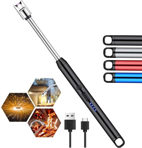 Electric Rechargeable USB Lighter with Flexible Neck