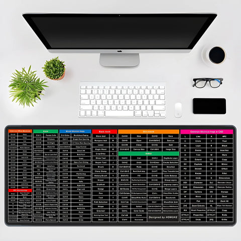 Anti-slip Keyboard Pad with Shortcut Key Patterns | ⏰Limited Period Offer
