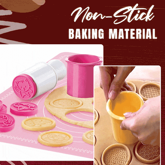 Non-Stick Cookie Stamp & Cutter