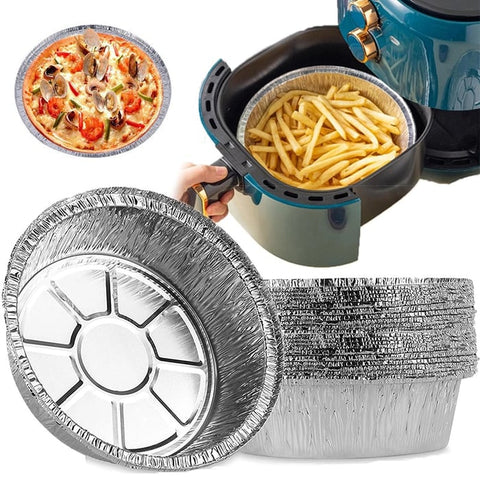 Reusable Aluminum Foil Air Fryer Liners - Pack Of 50