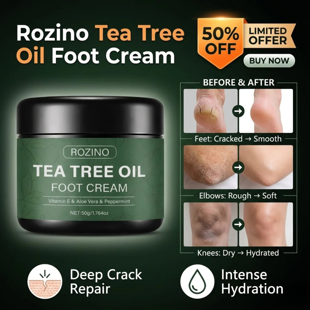 Soothing Foot Cream With Aloe Vera And Tea Tree (Pack of 2)