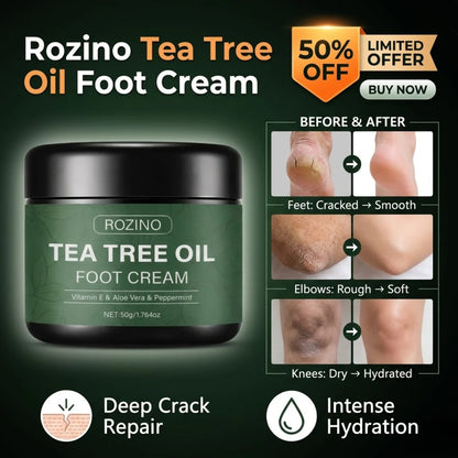 Soothing Foot Cream With Aloe Vera And Tea Tree (Pack of 2)