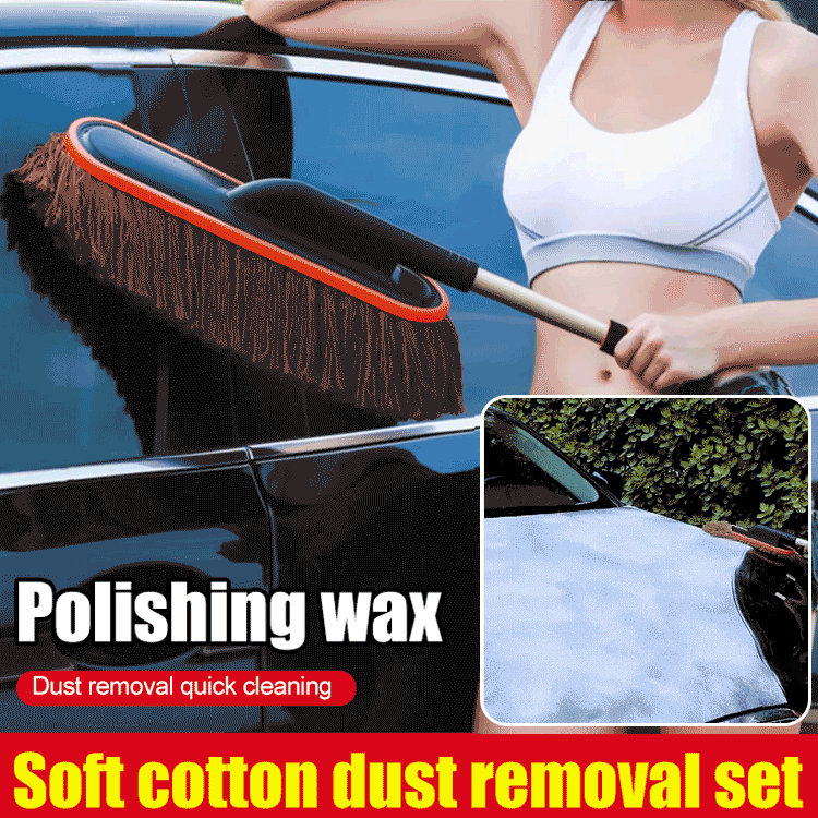 Car Duster with Extendable Telescoping Handle