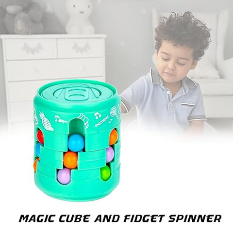 Handheld Magic Bean Cube - 360° Rotating Fidget Toy