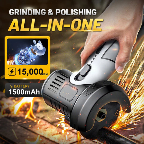 12V Mini Angle Grinder with Cutting Disc