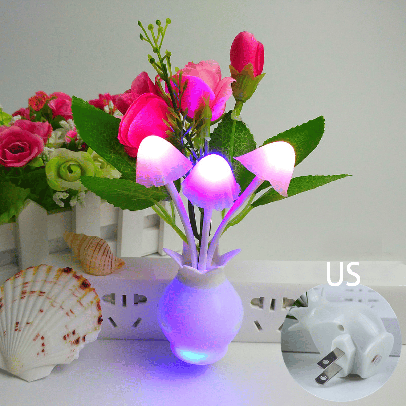 LED Mushroom Multi-color Night Lights