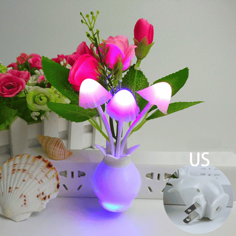 LED Mushroom Multi-color Night Lights