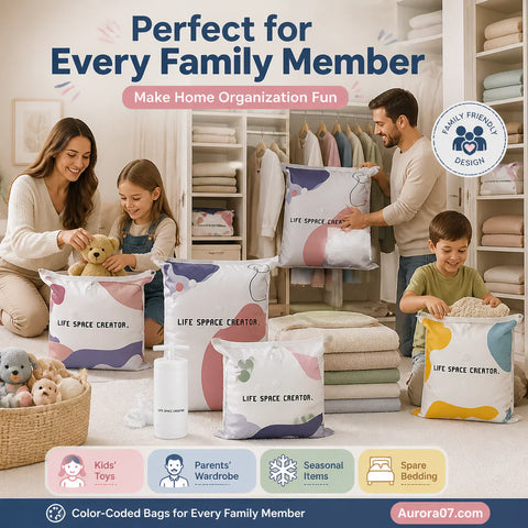 Vacuum Storage Bags – Press & Seal (Pack Of 5)