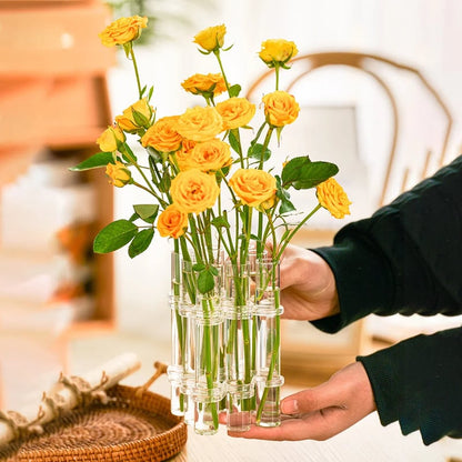 Hinged Flower Vase - 6 Tubes