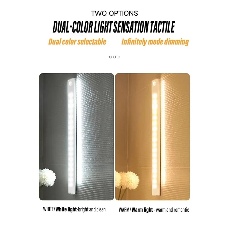 Punch-free Smart Sensor Magnetic Rechargeable LED Lights