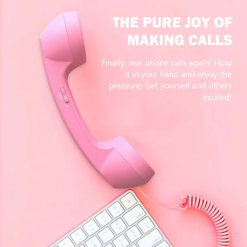 ☎️ Retro telephone handset with Type-C interface 📞