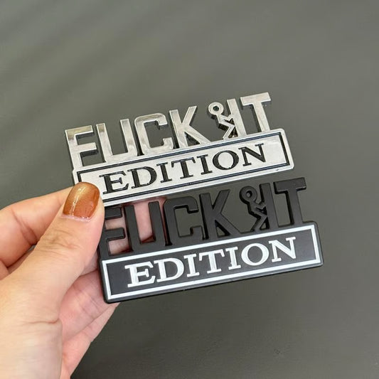 FVUK IT Edition Emblem | Car Decal Sticker