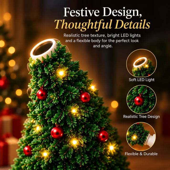 Magical Christmas Tree USB Projector Light – Festive Holiday Atmosphere Lamp